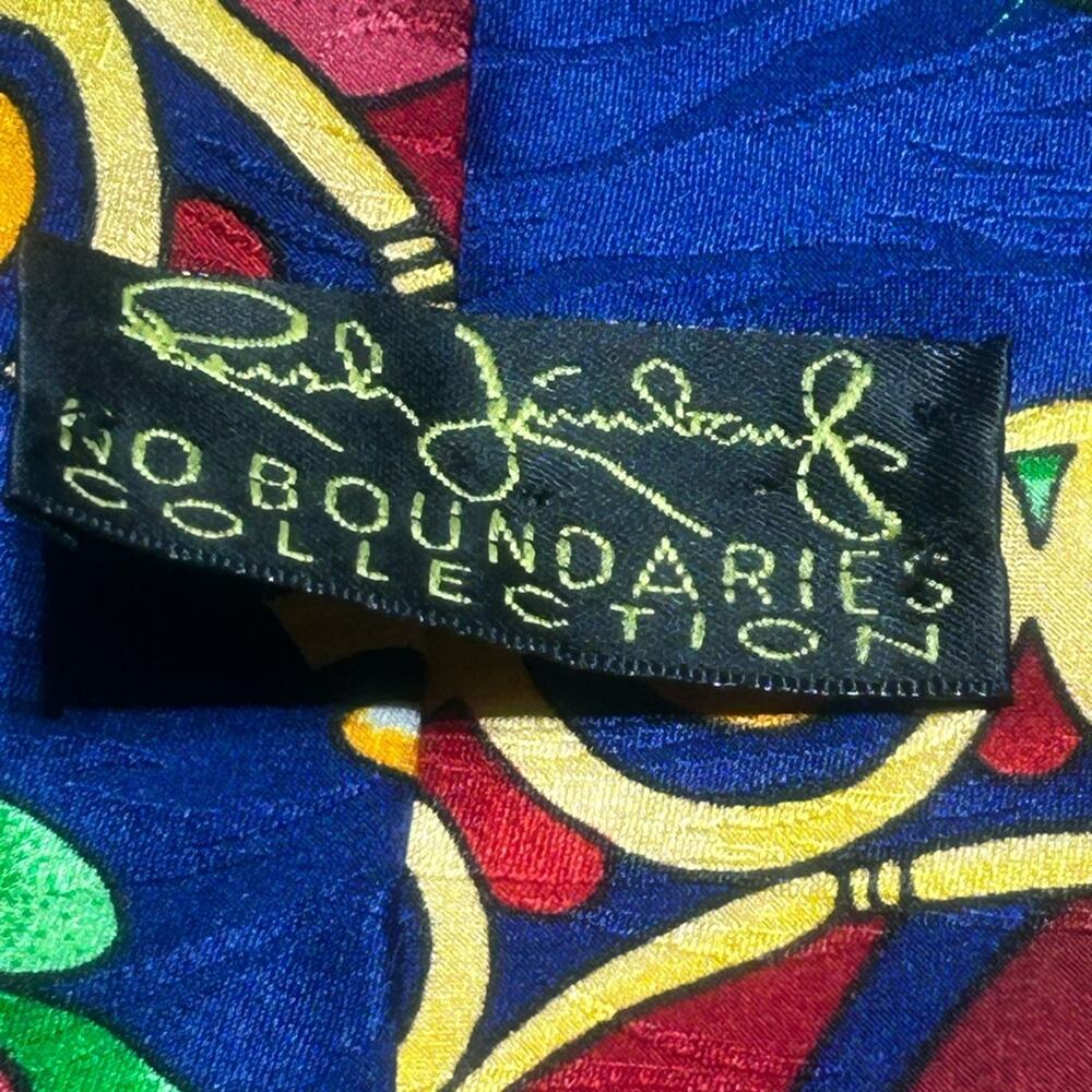 Rush Limbaugh 100% Silk Necktie Art Deco Bold Tie Ribbon Abstract Art